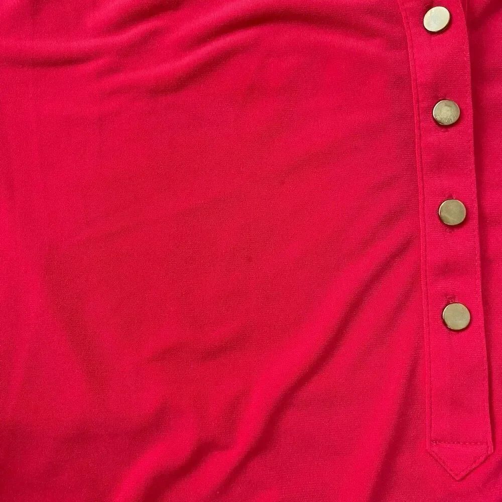 Premise women L quarter button collared blouse - Picture 7 of 10